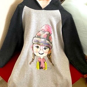 Oversized sweater pajama